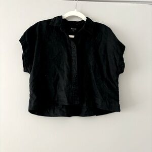 Madewell Boxy Linen Button Down Shirt